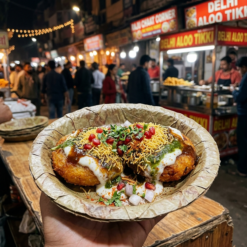 Dahi Puri (6 pcs)